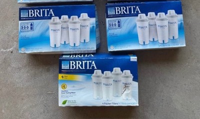 Lot 12 Brita Pitcher Dispenser Replacement Filters in Three 4-Packs 40 Gal Each