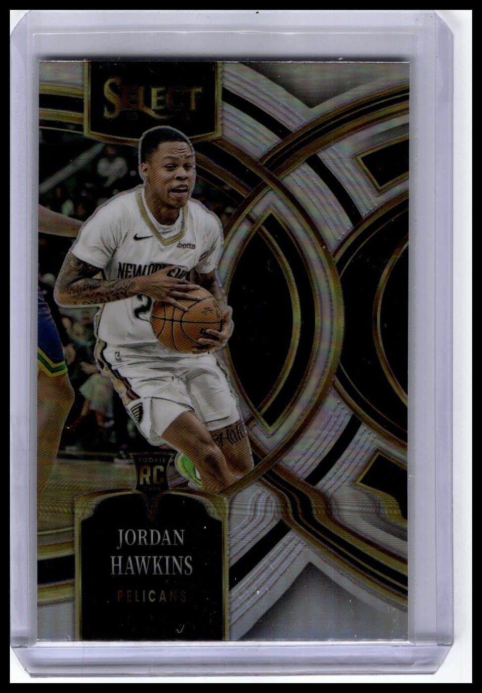 2023-24 Panini Select #124 Jordan Hawkins Silver Prizms