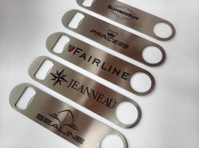 Bar blade bottle opener ideal gift for boat owners, Fairline, Sunseeker, Sealine