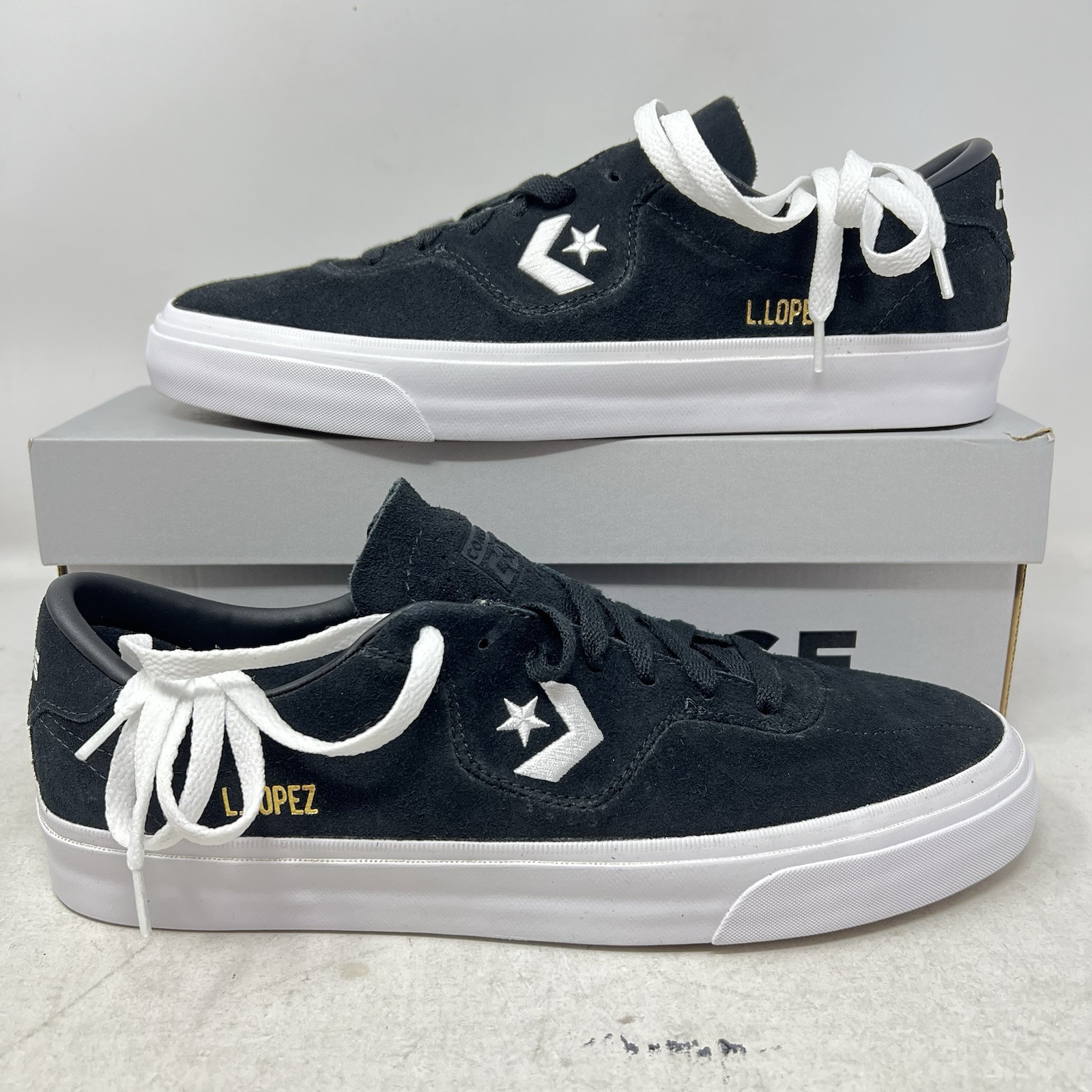 Converse Louie Lopez Pro Suede Low Black White Men