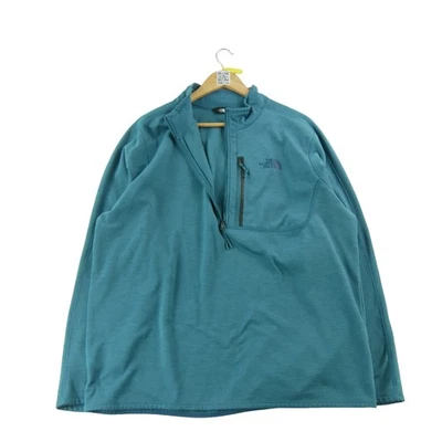 The North Face Pull polaire Canyonlands TNF half zip Homme Taille 2XL Bleu #QWE1 - Photo 1/4