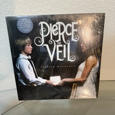 NEW Pierce The Veil Selfish Machines Green in Clear Color Vanilla Splatter /1000