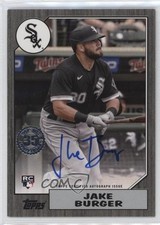 2022 Series 1 1987 Topps Baseball Black 70/199 Jake Burger #87BA-JBU Auto 0t0b