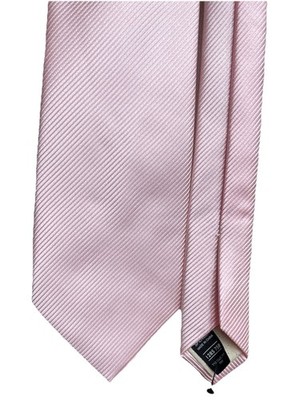 Herrenkrawatte Marks and Spencer hellrosa gestreift Smart Event 3,5'' breit 57'' lang