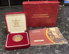 2006 St George and the Dragon Gold Proof Half Sovereign