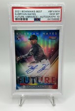2021 Bowman's Best Ke'Bryan Hayes Future Vibrance Auto /150 (AU, RC) PSA 10