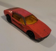 Matchbox Superfast No 20 salmon orange Lamborghini Marzal vintage old car toy