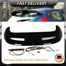 Dachspoiler Heckflügel spoiler ST Style schwarzer Für Ford Fiesta Mk7 2008-2017 