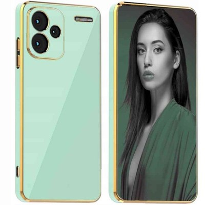 FÜR XIAOMI REDMI NOTE 13 PRO PLUS - GLAMOUR Handy Tasche Etui Case Hülle MINT
