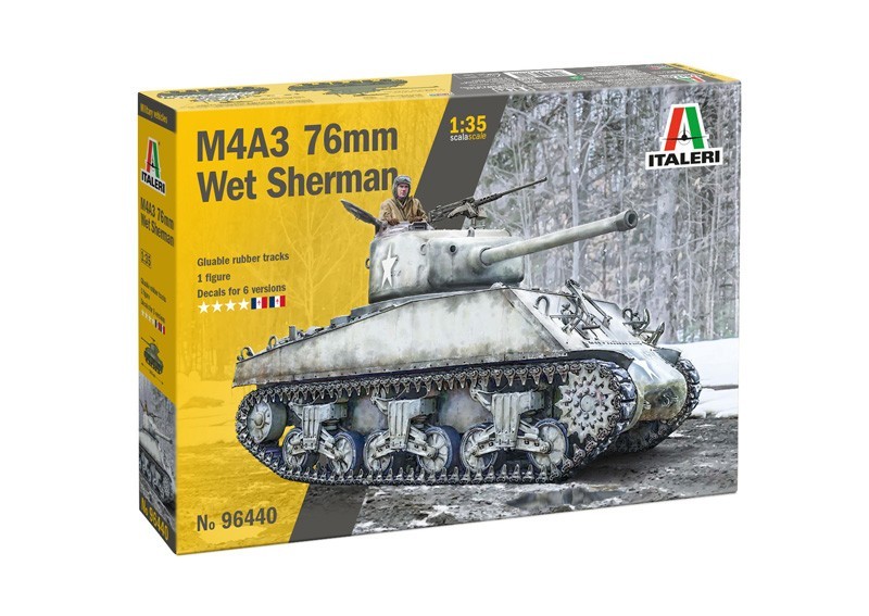 Maquette de char américain M4A3 Sherman Italeri, cadeau idéal pour passionné