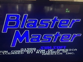 Blaster Master (Nintendo Entertainment System, 1988) con manuale. Testato-Funzionante!