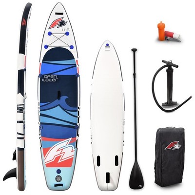 F2 Stand Up Paddle Board Open Water SUP 11'5'' Blau Angebot - Leichte Fehler 