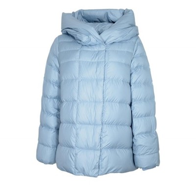 VLAB Damen A-Shape Daunenmantel Celeste FW56005 Microfaser