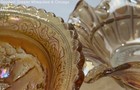 Pair Of VNTG Orange Glass Serving Bowls — photo 2