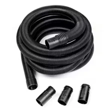 Vacuum Hose 2-1/2 in. x 20 ft. Dual-Flex Wet Dry Shop Vac Flexible Tug-a-long