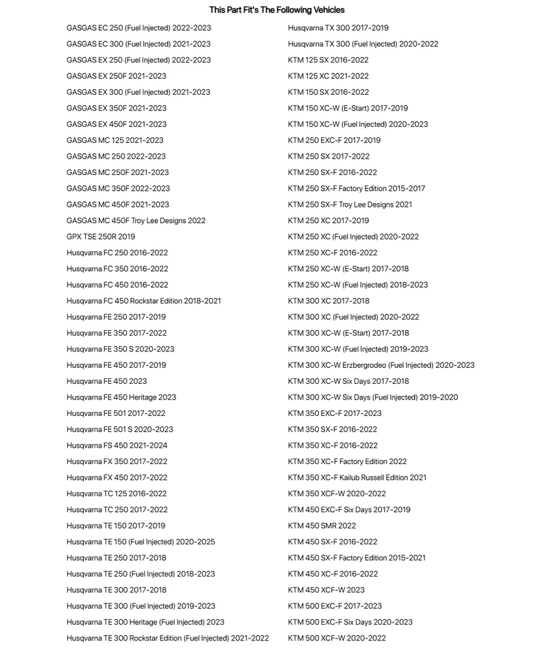 Kit de filtro de aire Super-Flo sin trabajo filtro de repuesto para KTM 500 XCF-W 2020-2022 Foto 3 de 3