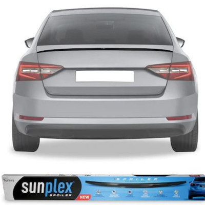 Heck Kofferraum Spoiler Flügel für Skoda SuperB 2015-2019 ABS Kunststoff Glan...
