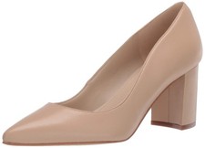 Marc Fisher Womens Claire Pumps,Natural Leather