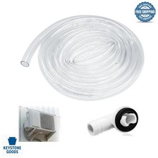 3ft Leakproof Plastic AC Drain Hose Kit for Window  Portable Air Conditioners