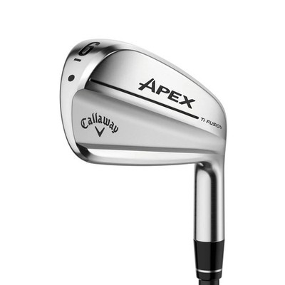 CALLAWAY APEX TI FUSION CHROME 7 IRON STEEL S400 (STIFF) STANDARD
