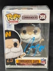 Jayden Daniels Signed Washington Commanders NFL OROY Santa Funko AUTO JSA COA
