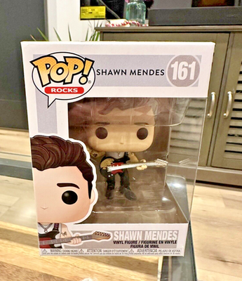 Funko Pop! Rocks Shawn Mendes #161 Vinyl Figure NEW w SOFT POP