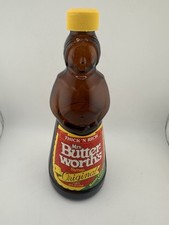 Vintage Mrs. Butterworth  s Glass Syrup Bottle 24 Oz Thick N Rich Butter Original
