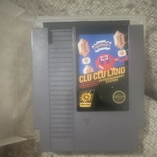 Nintendo Clu Clu Land (NES) Game Cartridge w/ Manual Included