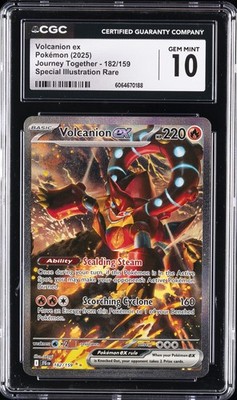 2025 ポケモンカード Volcanion ex #124 特別アートレア Volcanion ex 2025 Japanese Scarlet & Violet: Battle Partners #124
