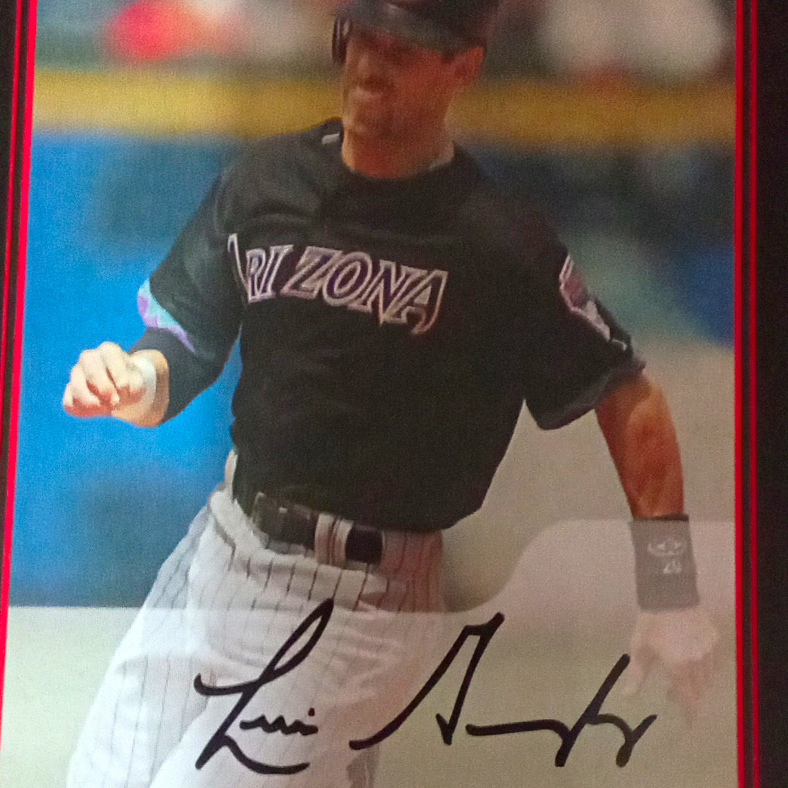 Topps 2006 Bowman Luis Gonzalez #5 Arizona Diamondbacks MLB Autographed Card