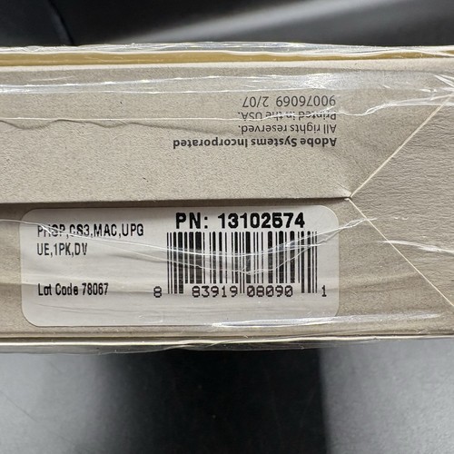 Adobe Photoshop CS3 for Mac P/N 13102574 - Brand New & Sealed - Picture 8 of 9