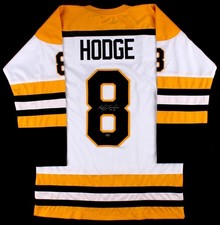 Ken Hodge Signed Bruins Jersey (Leaf COA)