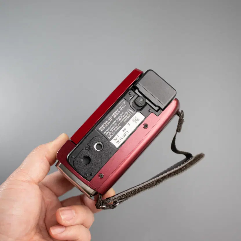Panasonic HDC-TM25 Digital Camcorder with 8GB Storage, Red