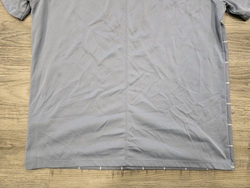 Nike Dri-Fit Polo Golf Shirt Mens Large Light Blue White Checker Short Sleeve - Picture 14 of 15