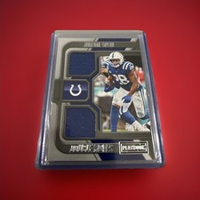 2022 Panini Playbook - Double Moves Relics Jonathan Taylor #DM-6 /199 (MEM)