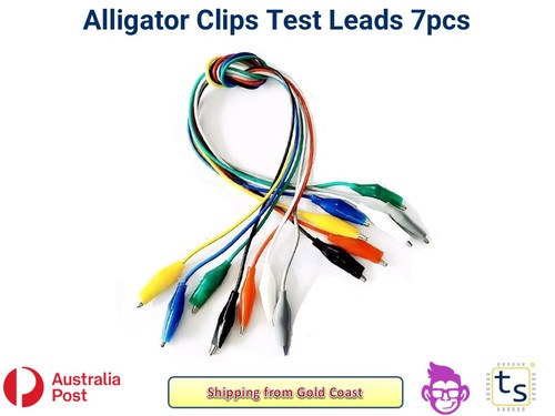 Alligator Clips Test Leads 7pcs - Picture 1 of 3