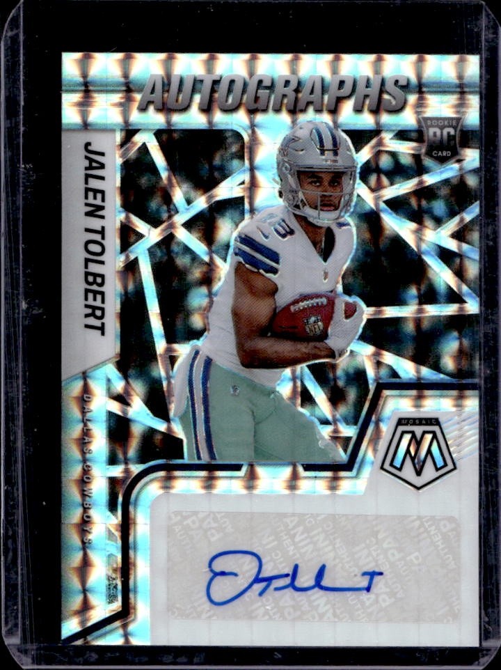 Jalen Tolbert Panini Mosaic Rookie Autograph Mosaic #RAMJT Base