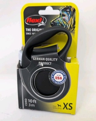 Flexi 10-FT | 3 m RETRACTABLE DOG LEASH CORD XS Extra Small 8kg/18lbs max L8C
