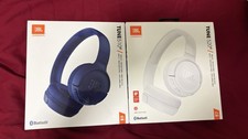 JBL Tune 510BT/520BT Wireless On-Ear Bluetooth Headphones Mic Blue/White