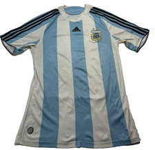 Adidas Argentina National Team Men'S Jersey Sun Of May Watermark Blue White S/M