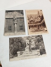lot de 3 cartes postal ancienne