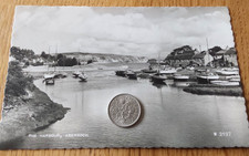 The Harbour,  Abersoch  nr Criccieth Carnarvon,  Real Photograph Postcard 1959