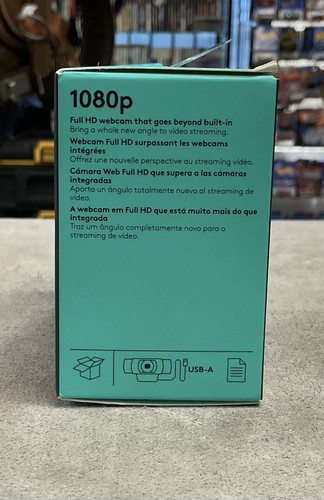 Logitech 1080p Pro Stream Webcam HD Video Streaming - Photo 4/5