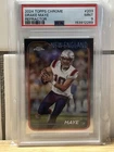 2024 TOPPS CHROME DRAKE MAYE #203 RC REFRACTOR ROOKIE PSA 9 PATRIOTS