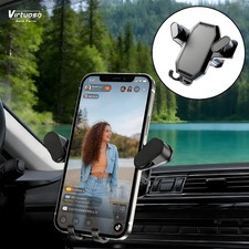 Phone Holders for Your Car with Metal Hook Clip Air Vent Cell Phone Stand Car Mo