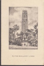 Clyde-Mallory Lines steamship Dinner Menu ca 1930s