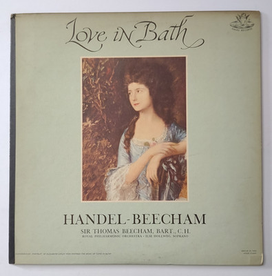 Love in Bath vinyl record Handel-Beecham Sir Thomas Angel 35504 Tested Works