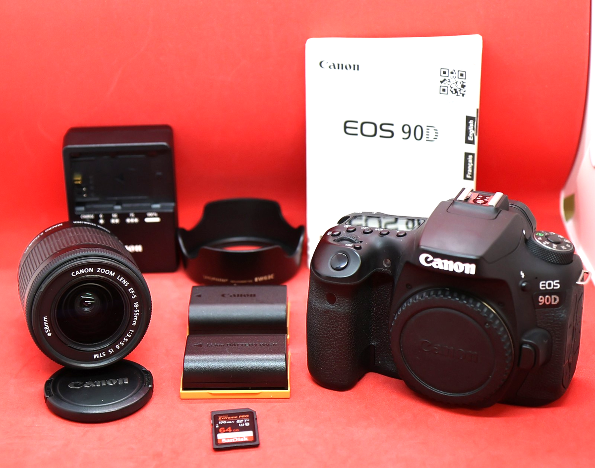 Canon EOS 90D DSLR Camera Kit w/ 18-55mm IS STM