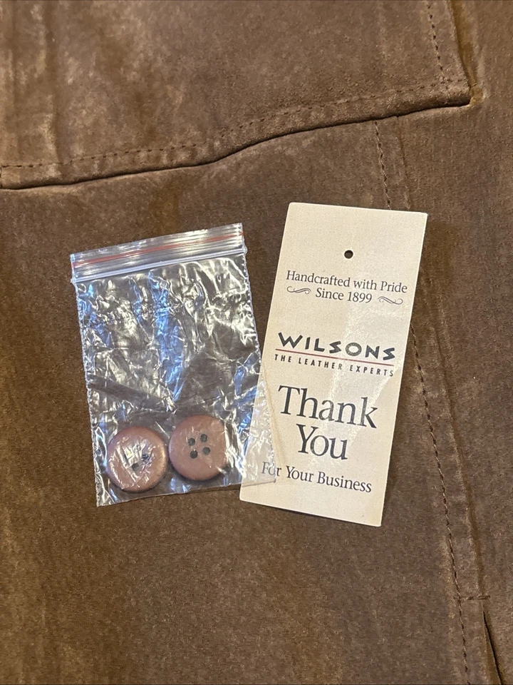 Wilsons - M. Julian - Men’s Brown Suede Leather Jacket - Size XL - VGC - Image 3 of 4