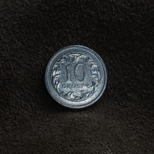 2007 Poland 10 Groszy Polish White Eagle Bi-Metallic Warsaw Mint UNC Circulated